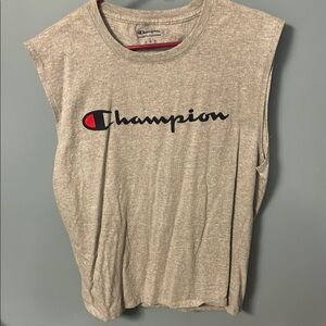 Champion Women's Grey Sleeveless Top